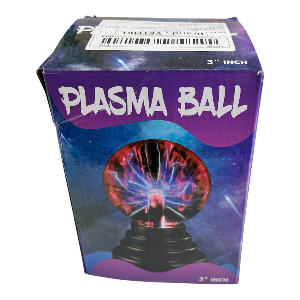 Plasma Ball Lamp Touch Sensitive Electric Night Light with Lightning Effects